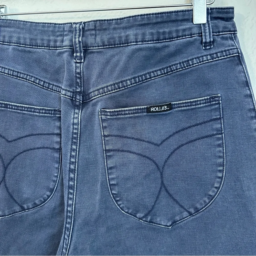 Rolla’s Sailor High Rise Wide Leg Ankle Length Jeans W/Patch Front Pockets, 31 - Picture 10 of 14